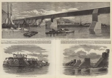The Victoria Bridge over the St Lawrence at Montreal